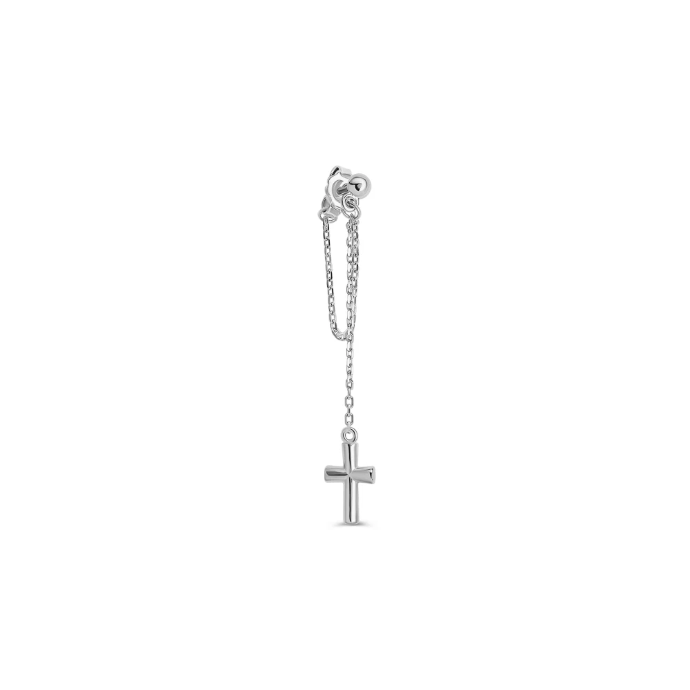 Серьга из серебра 925 пробы
