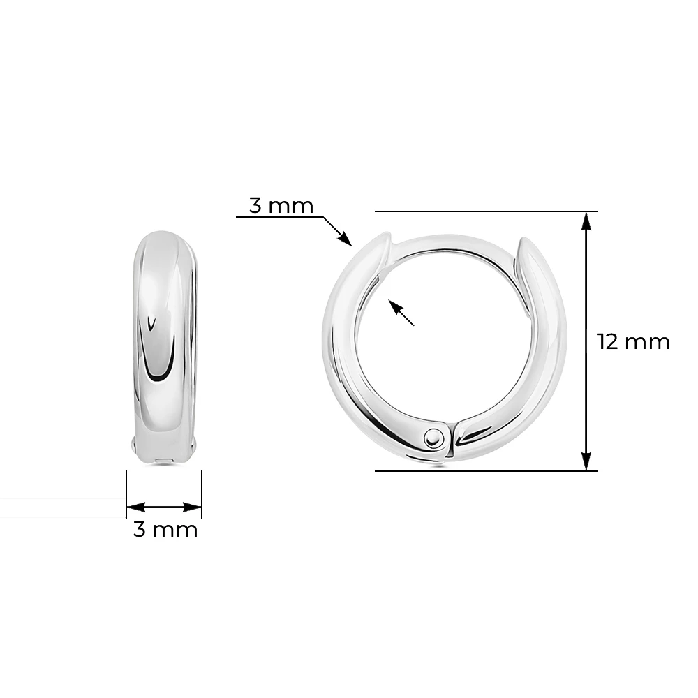 Серьги из серебра 925 пробы