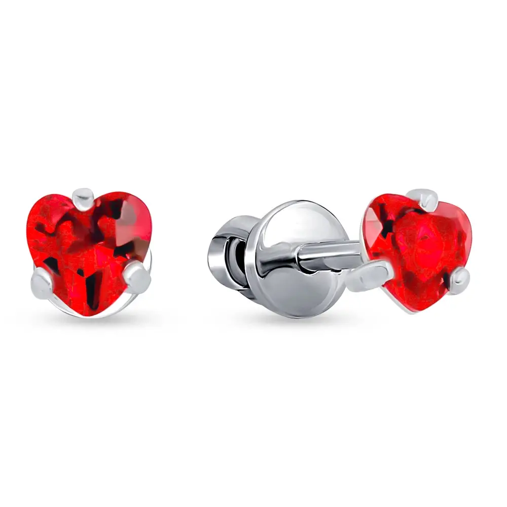 Серьги с фианитами из серебра 925 пробы 1