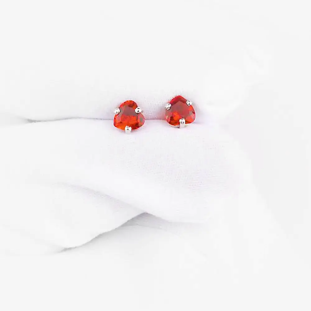 Серьги с фианитами из серебра 925 пробы 2