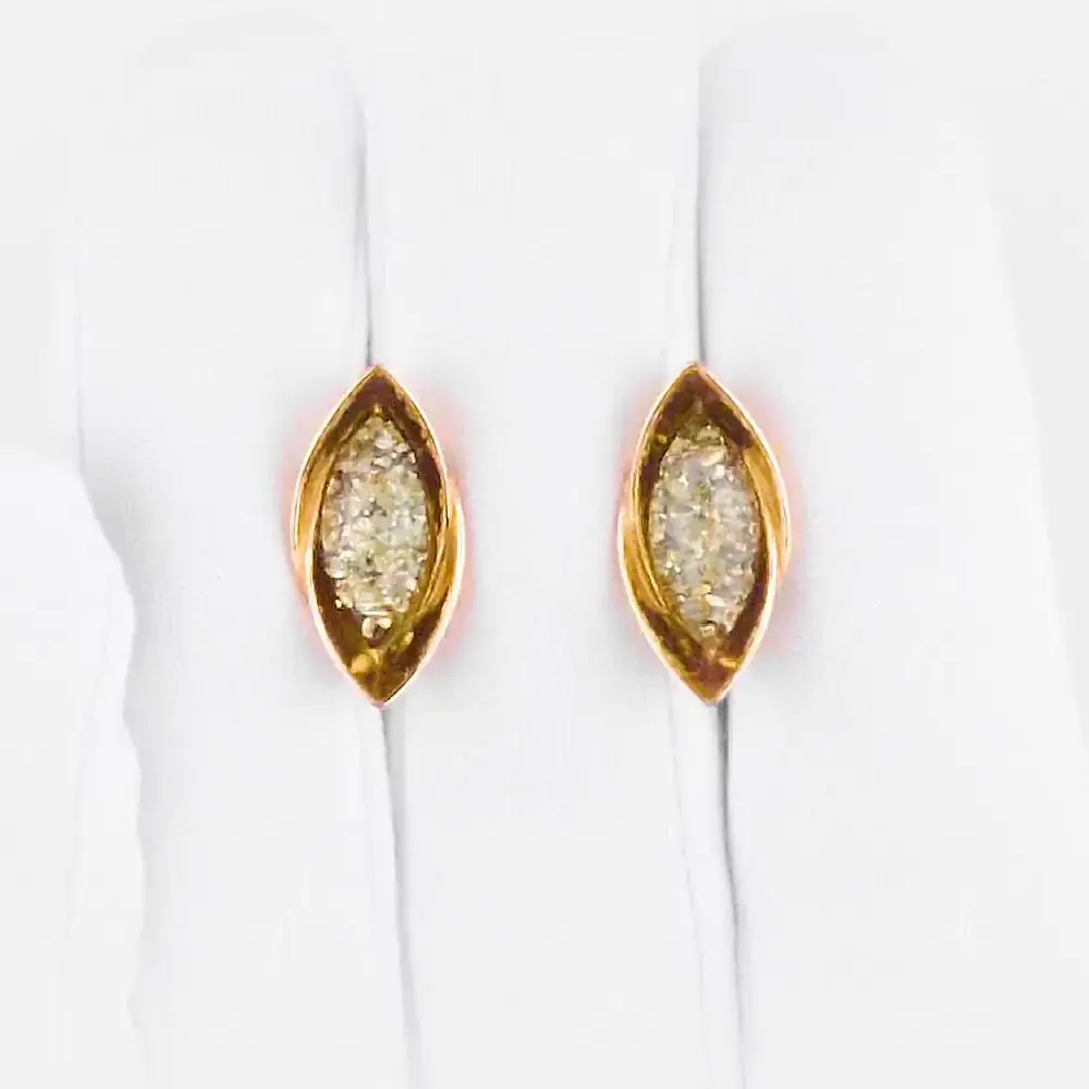 Серьги с янтарем из серебра 925 пробы 2