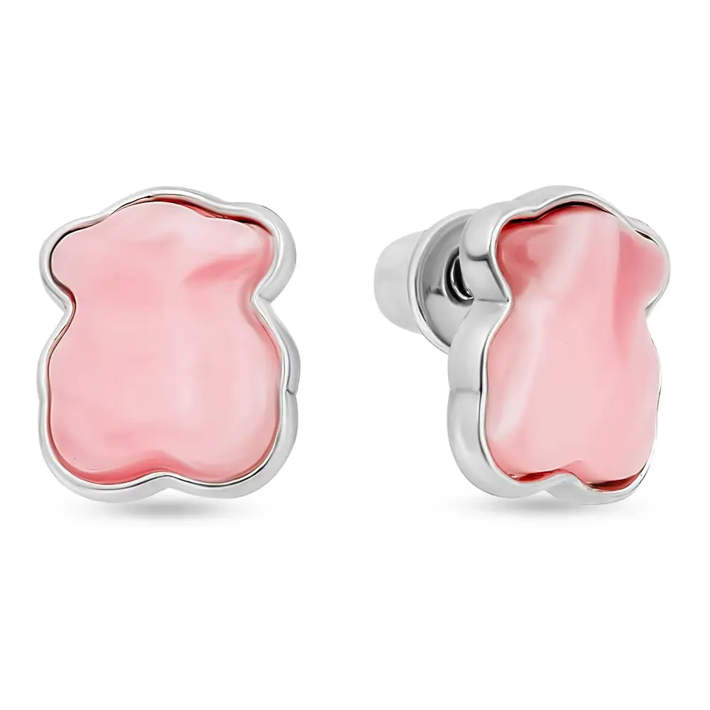 Серьги с кварцем из серебра 925 пробы