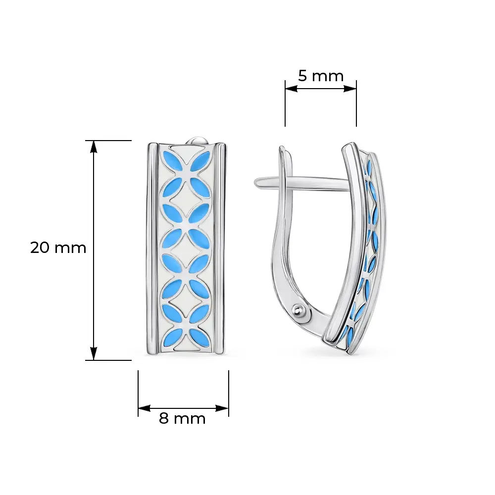 Серьги из серебра 925 пробы 4