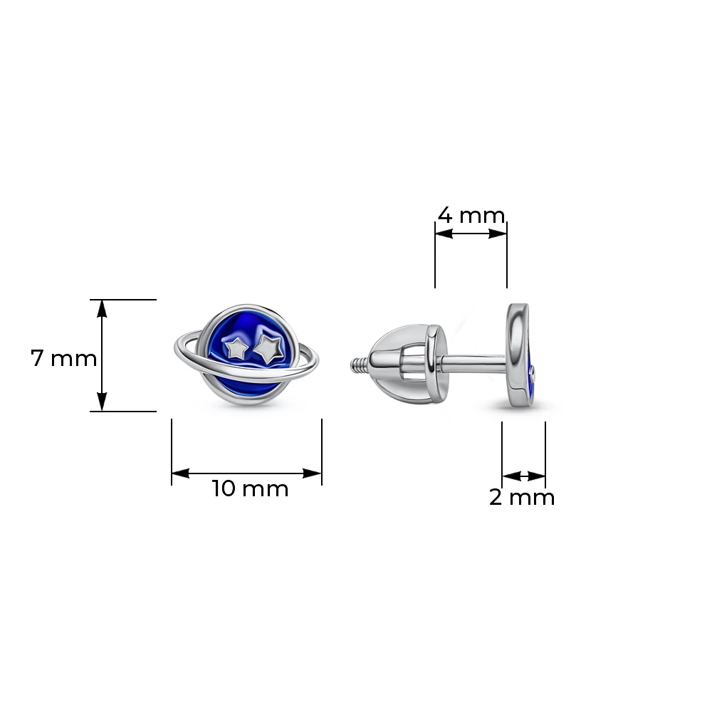 Серьги из серебра 925 пробы