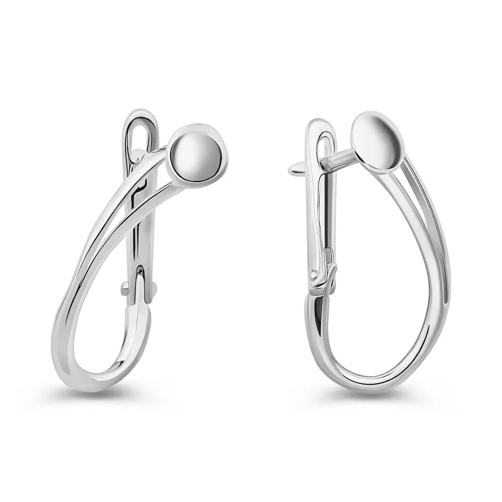 Серьги из серебра 925 пробы