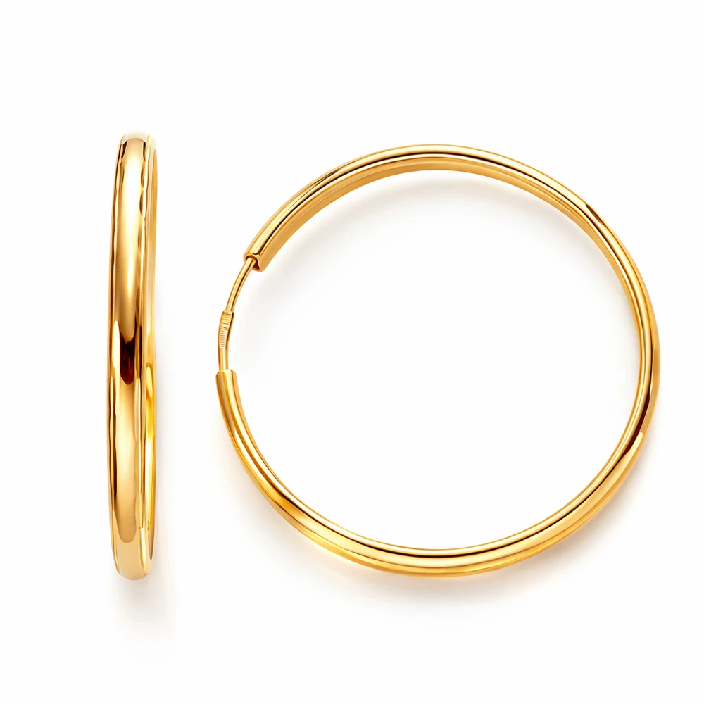 Серьги конго из серебра 925 пробы