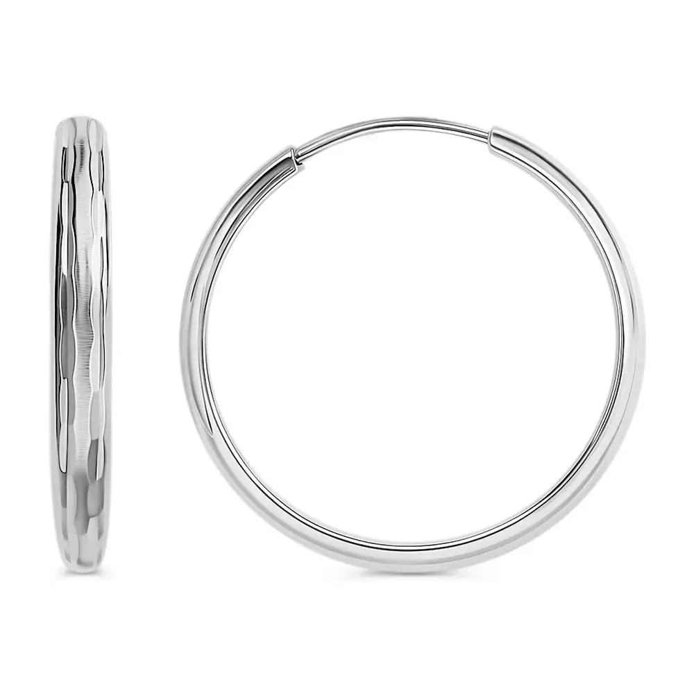 Серьги конго из серебра 925 пробы 2