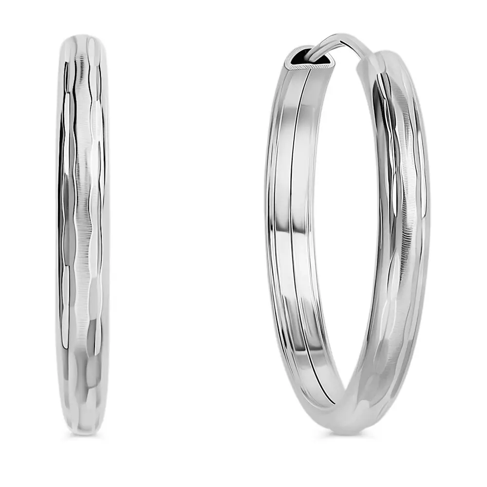 Серьги конго из серебра 925 пробы 1