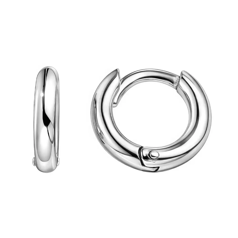 Серьги конго из серебра 925 пробы 2