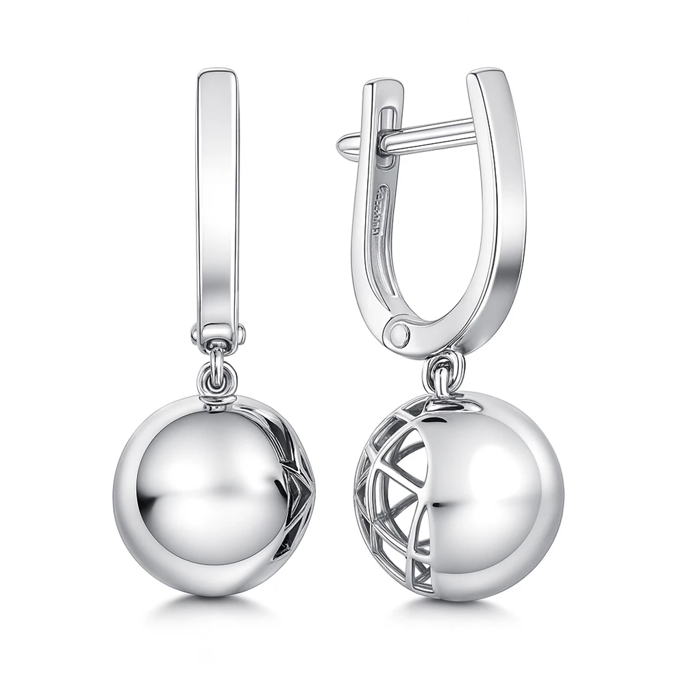 Серьги из серебра 925 пробы