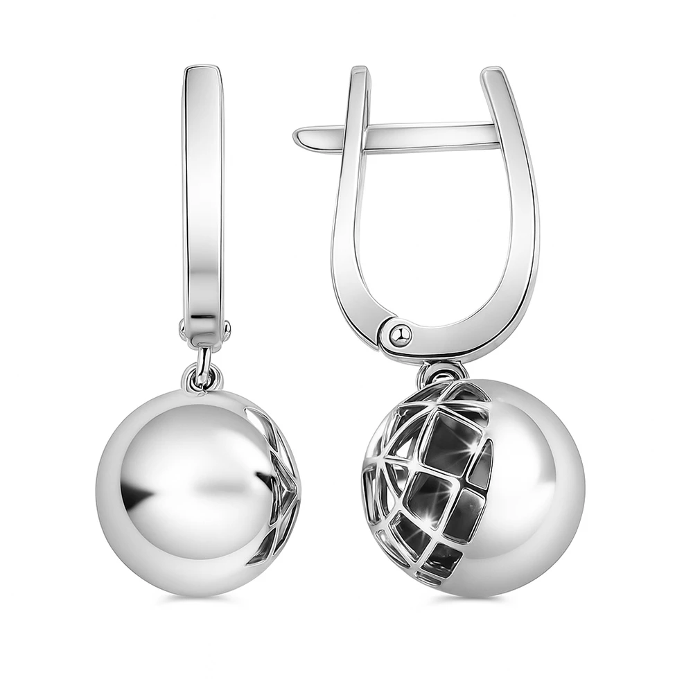 Серьги из серебра 925 пробы