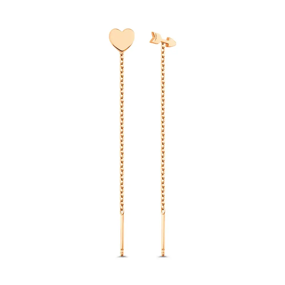 Серьги-продевки из серебра 925 пробы 1