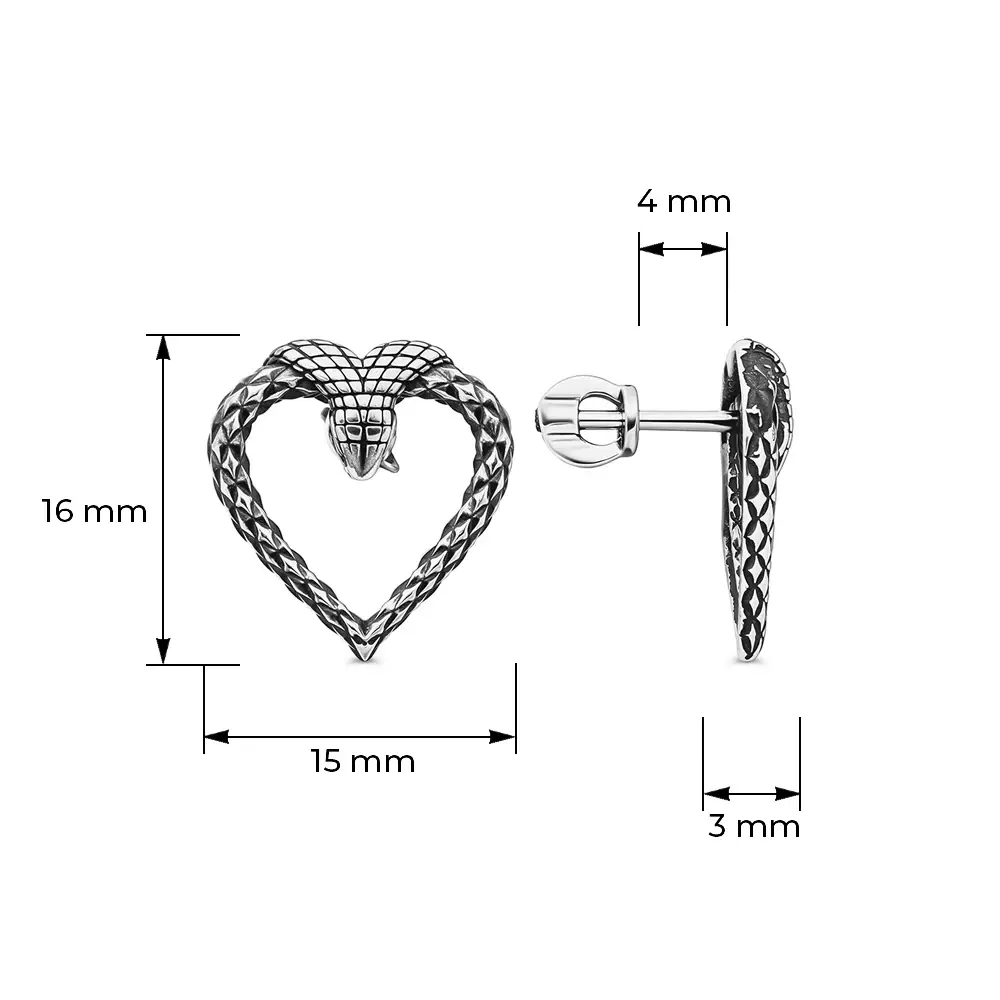 Серьги из серебра 925 пробы 4