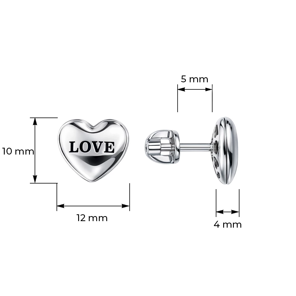 Серьги из серебра 925 пробы