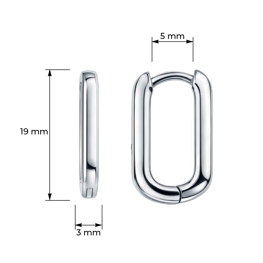 Серьги из серебра 925 пробы