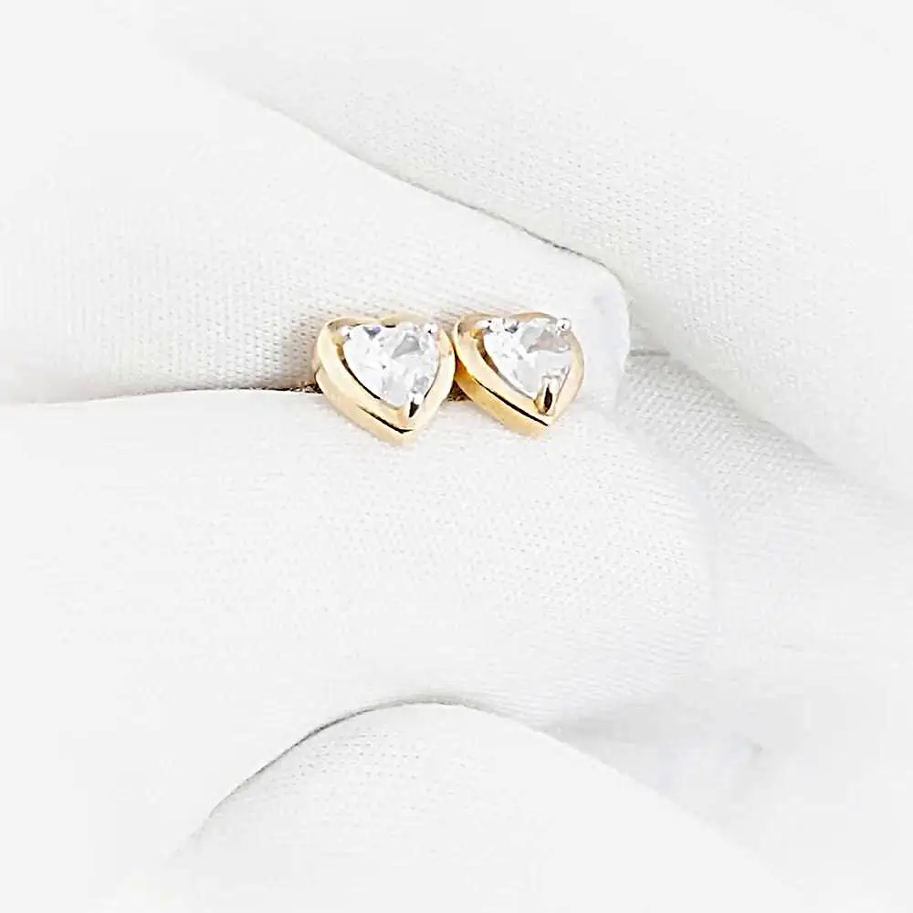 Серьги с фианитами из серебра 925 пробы 2