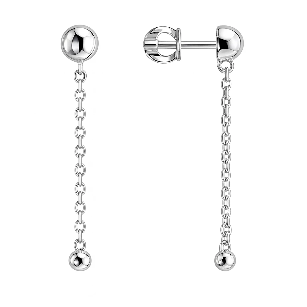 Серьги из серебра 925 пробы