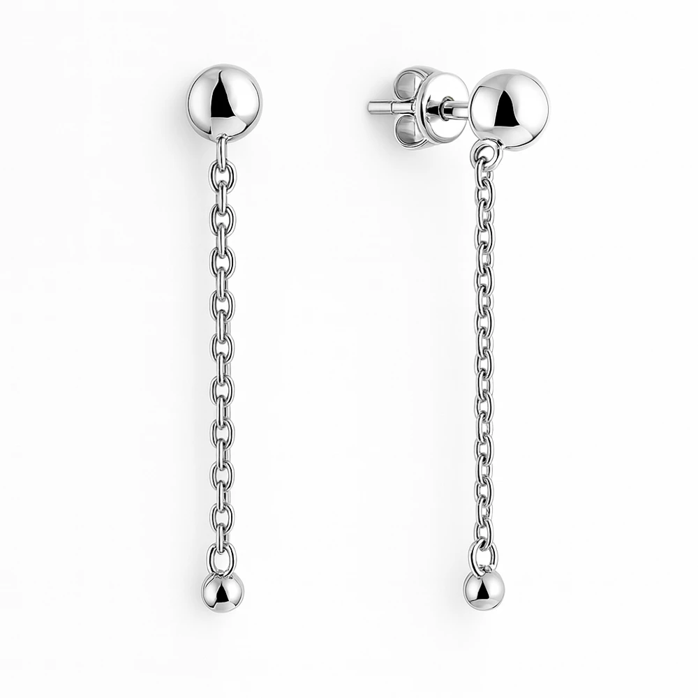 Серьги из серебра 925 пробы
