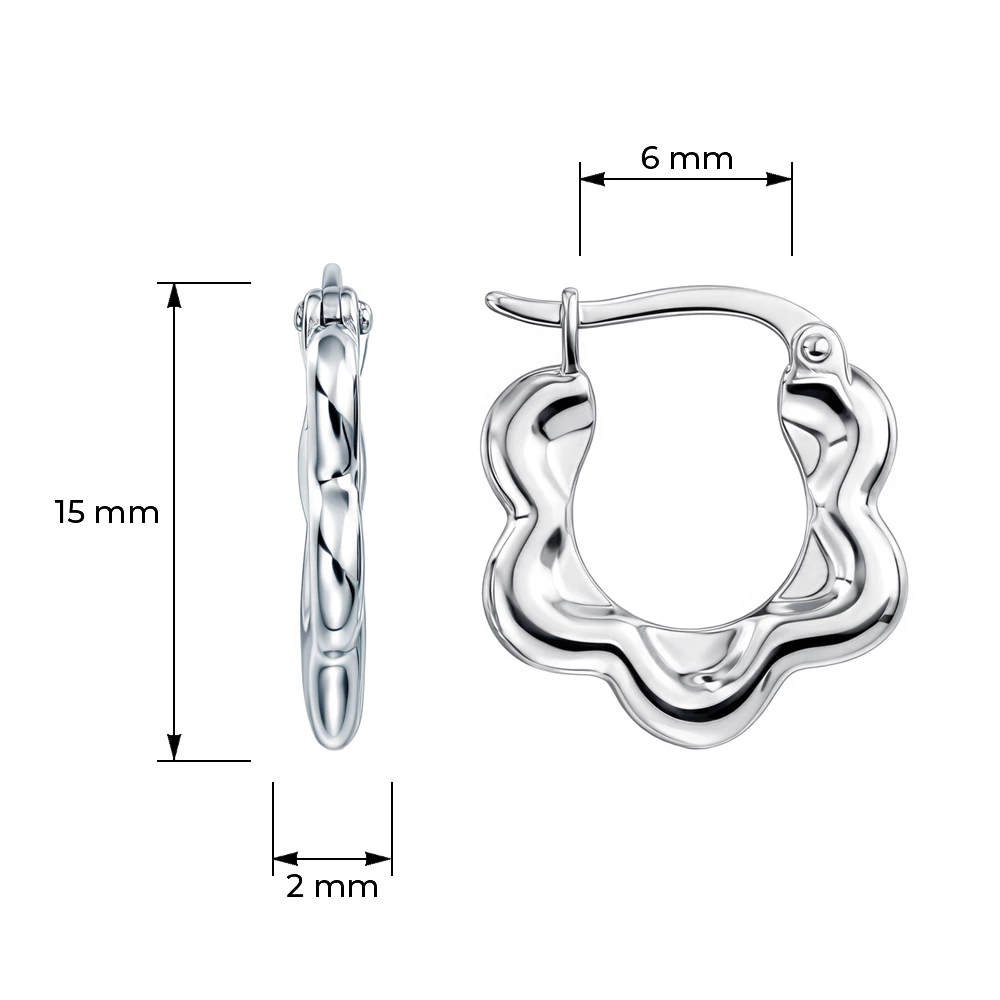 Серьги из серебра 925 пробы