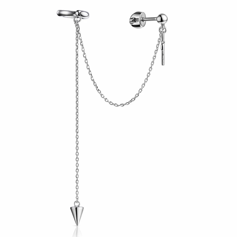 Серьга из серебра 925 пробы