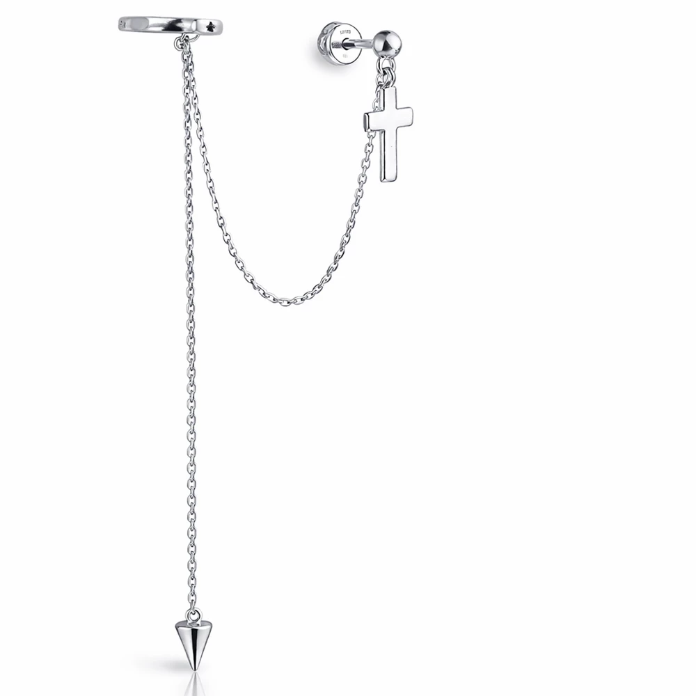 Серьга из серебра 925 пробы