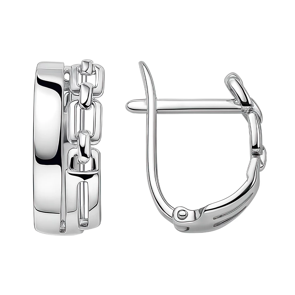 Серьги из серебра 925 пробы