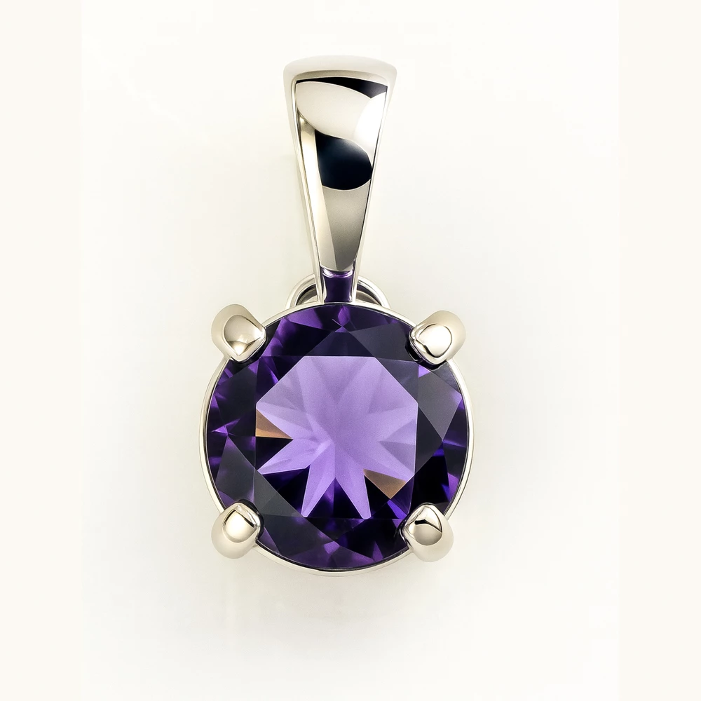 Подвес с алпанитом из серебра 925 пробы