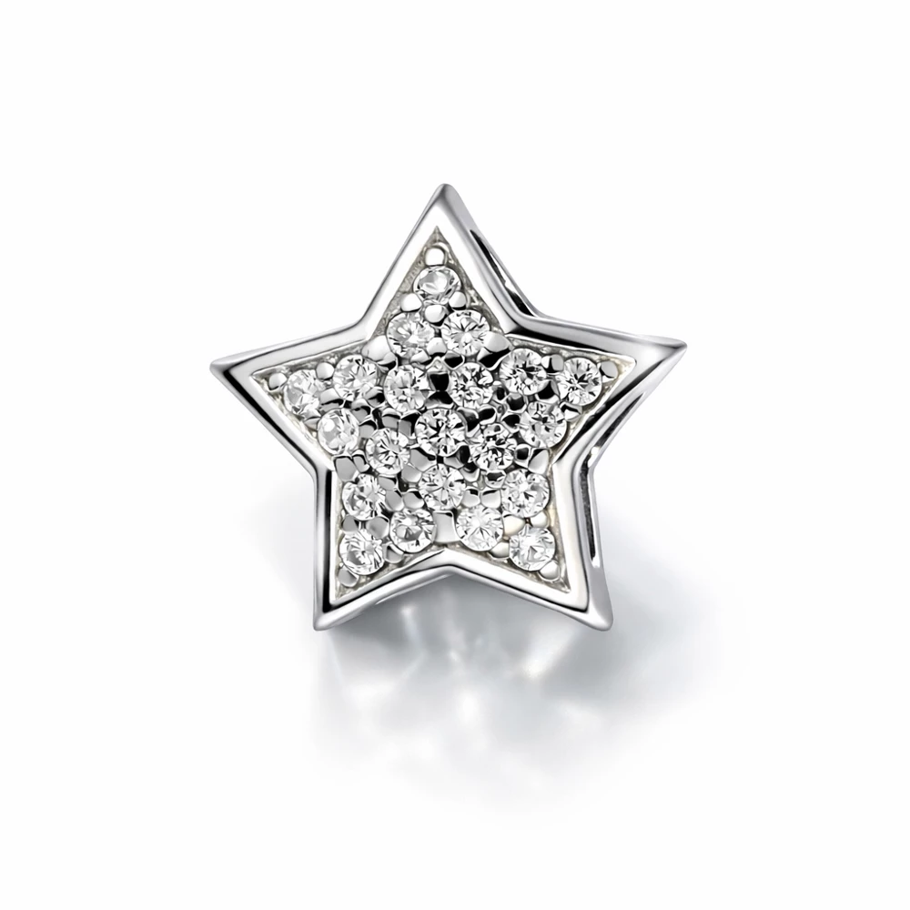 Подвес с фианитами из серебра 925 пробы