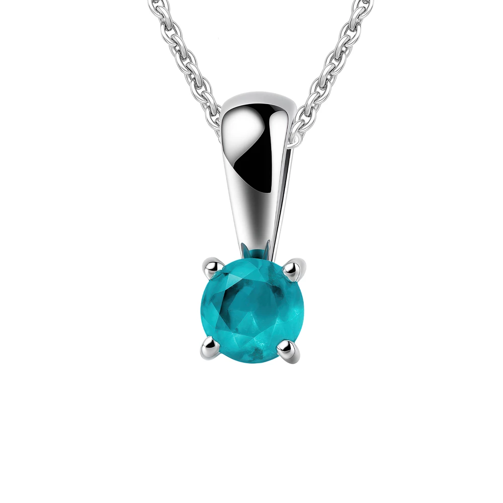 Подвес с нано фианитом из серебра 925 пробы