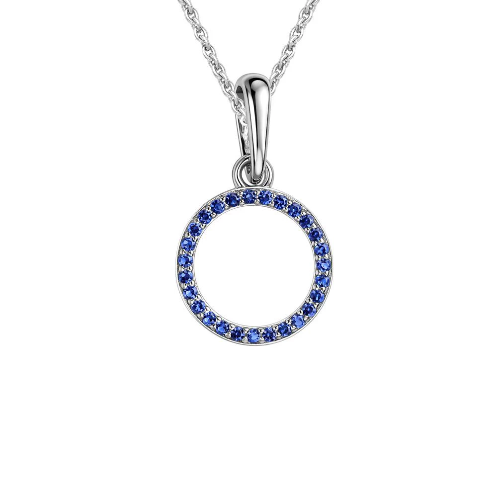 Подвес с фианитами из серебра 925 пробы