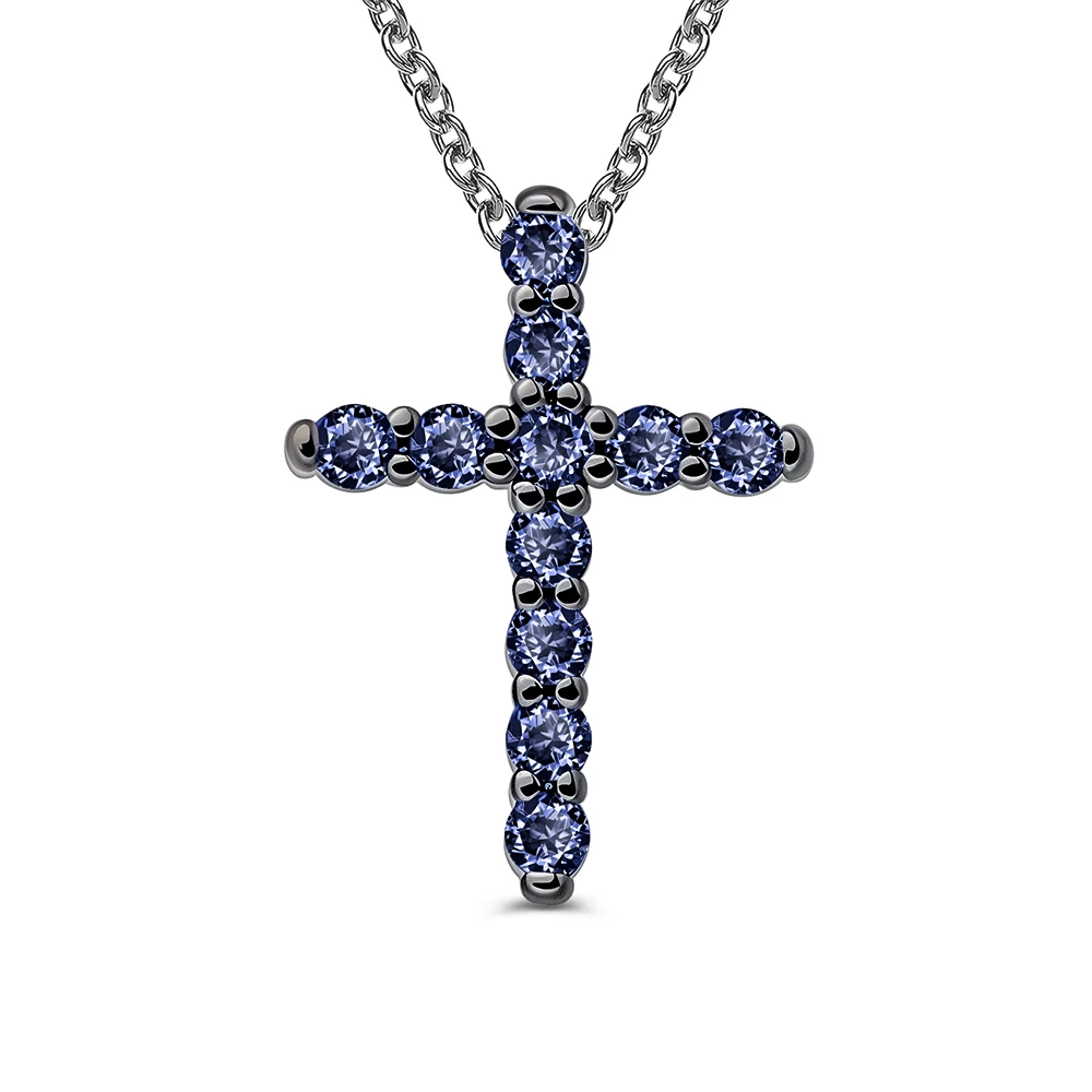 Подвес с фианитами из серебра 925 пробы