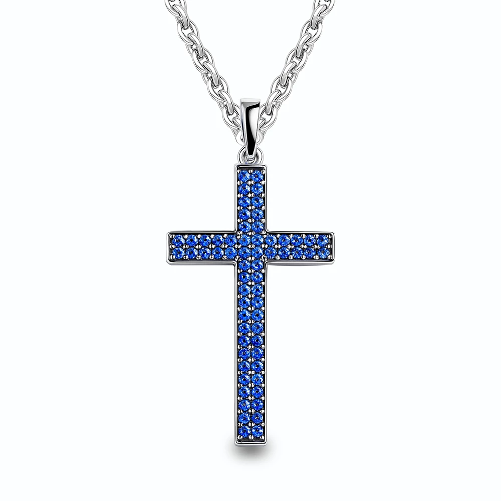 Подвес с фианитами из серебра 925 пробы