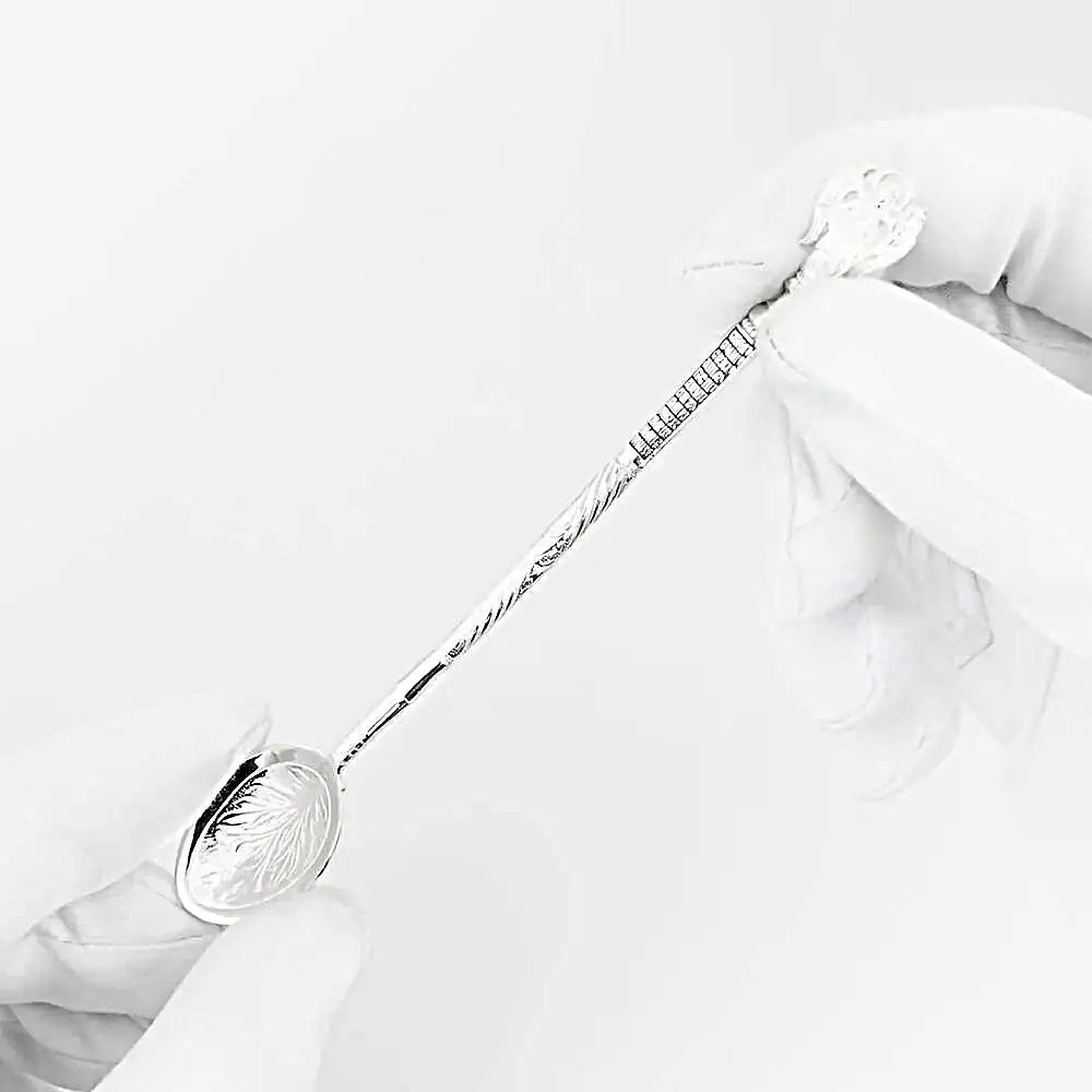 Ложка чайная из серебра 925 пробы 2