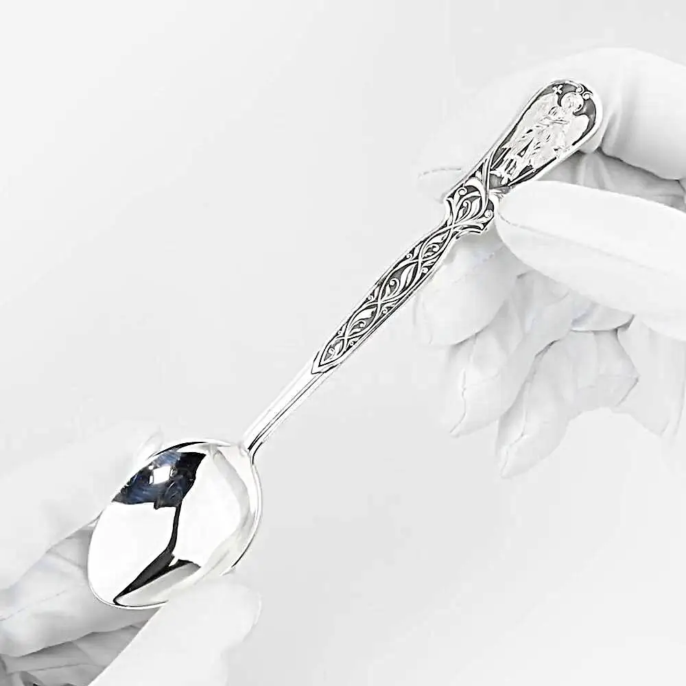 Ложка чайная из серебра 925 пробы 2