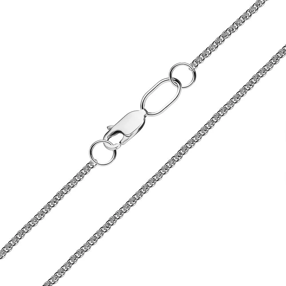 Цепь колос из серебра 925 пробы