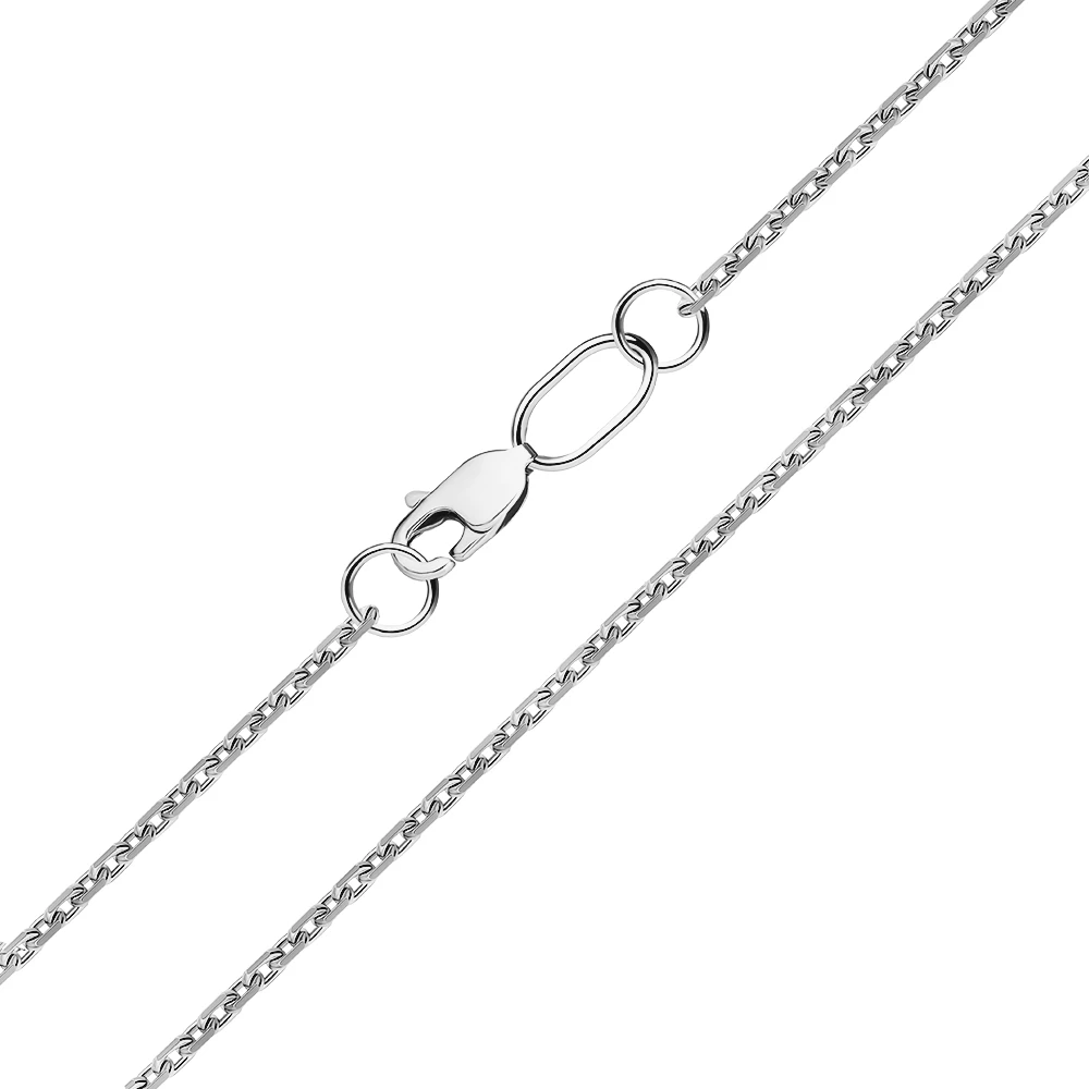 Цепь якорь из серебра 925 пробы