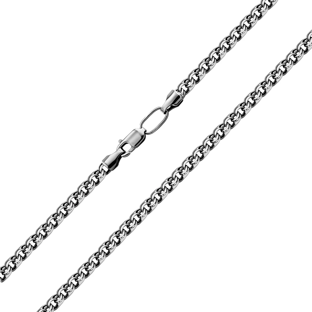 Цепь бисмарк из серебра 925 пробы