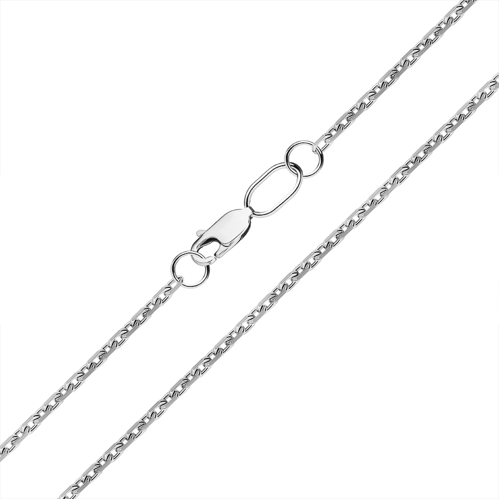 Цепь якорь из серебра 925 пробы