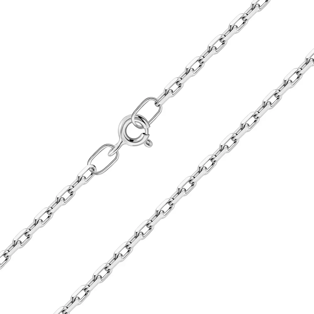 Цепь якорь из серебра 925 пробы