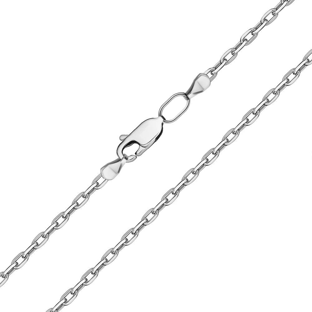 Цепь якорь из серебра 925 пробы