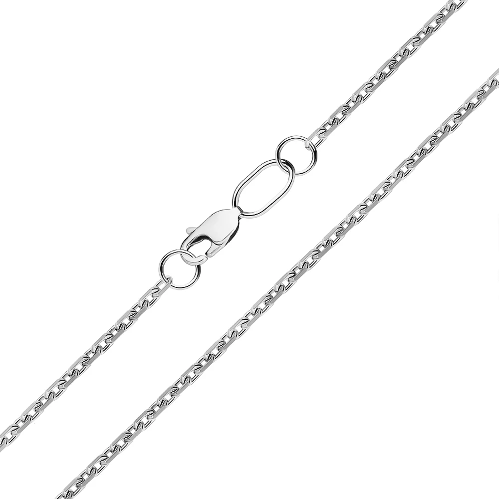 Цепь якорь из серебра 925 пробы