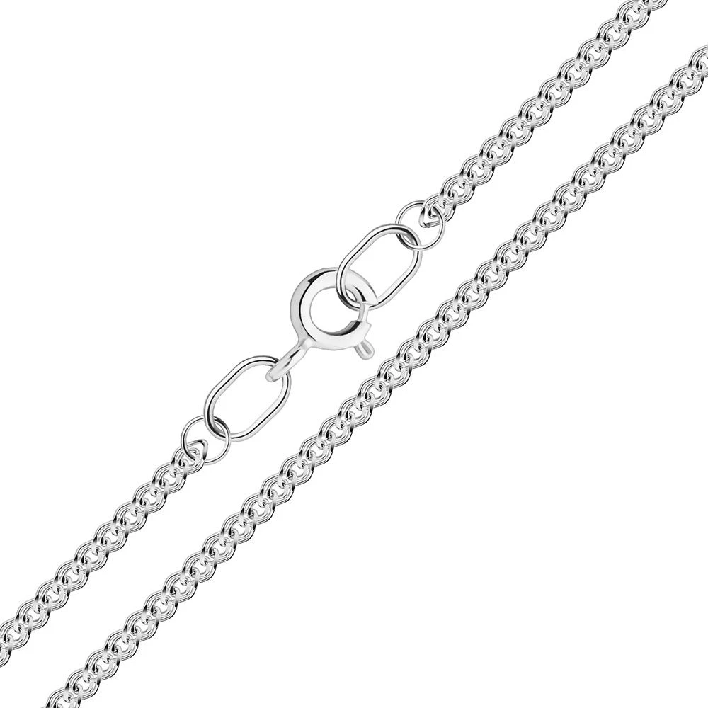 Цепь нонна из серебра 925 пробы