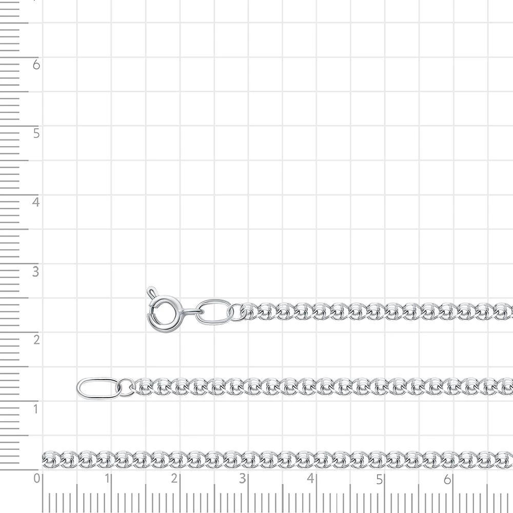 Цепь лав из серебра 925 пробы