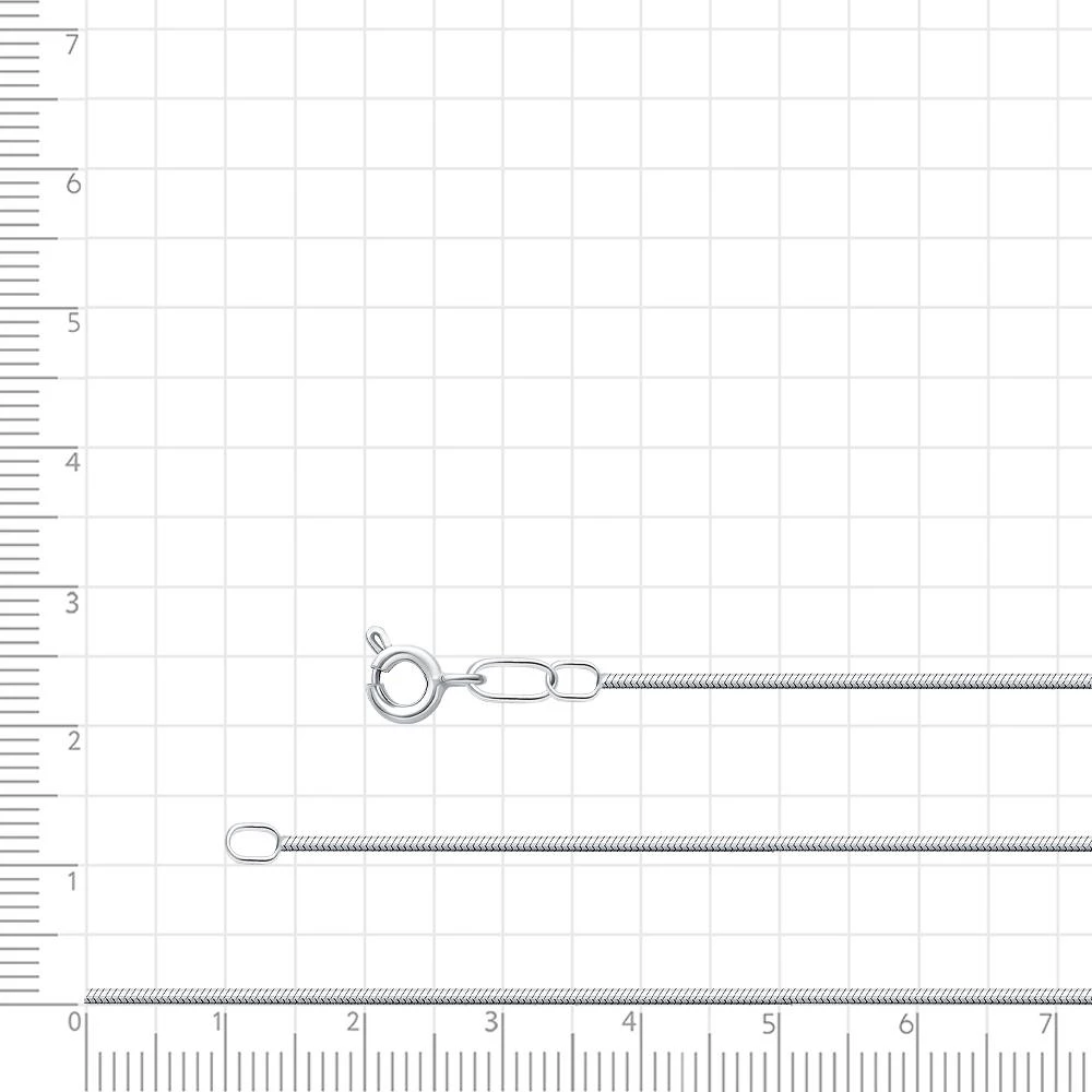 Цепь тондо из серебра 925 пробы
