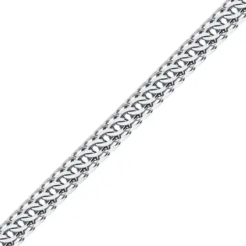 Цепь итальянка из серебра 925 пробы
