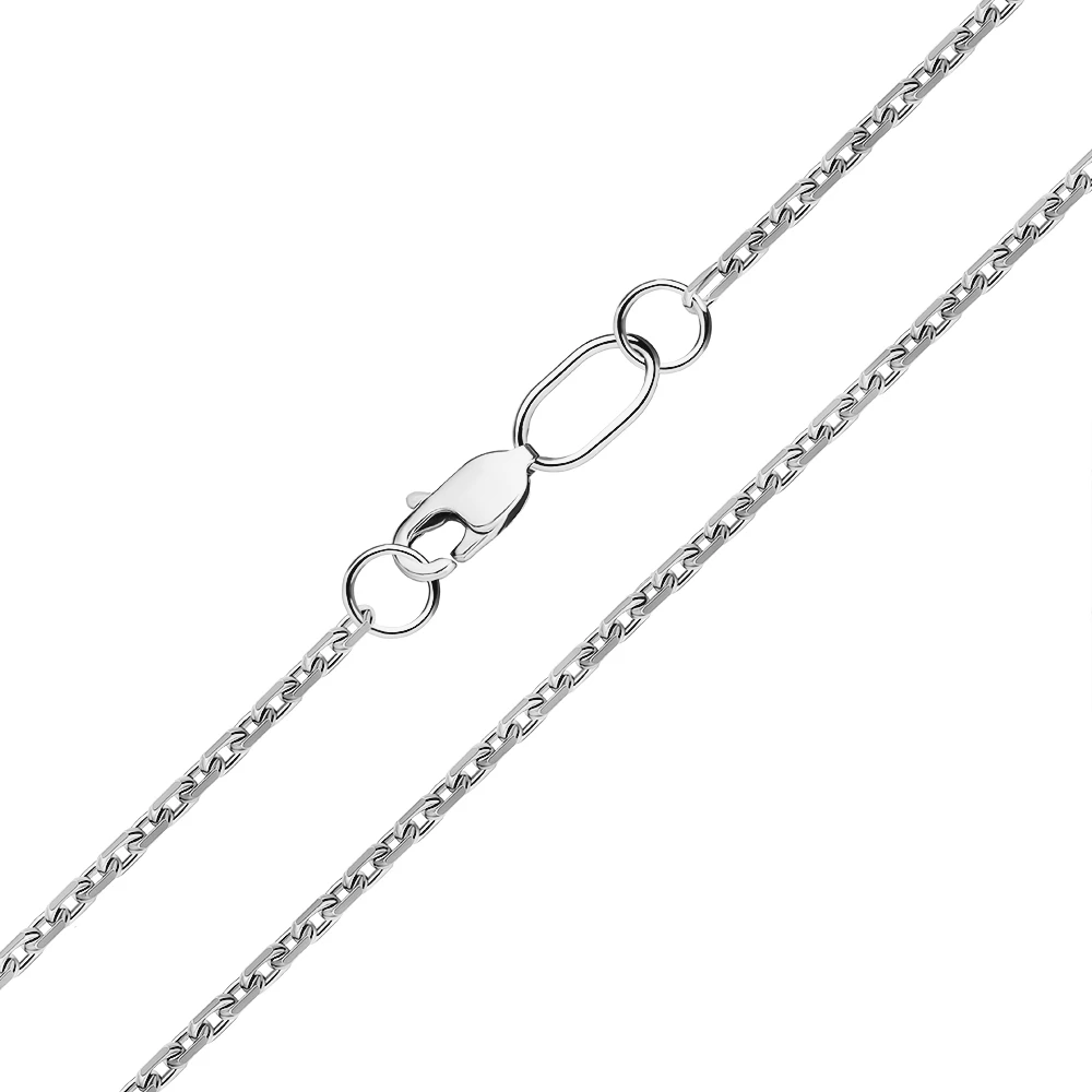 Цепь якорь из серебра 925 пробы