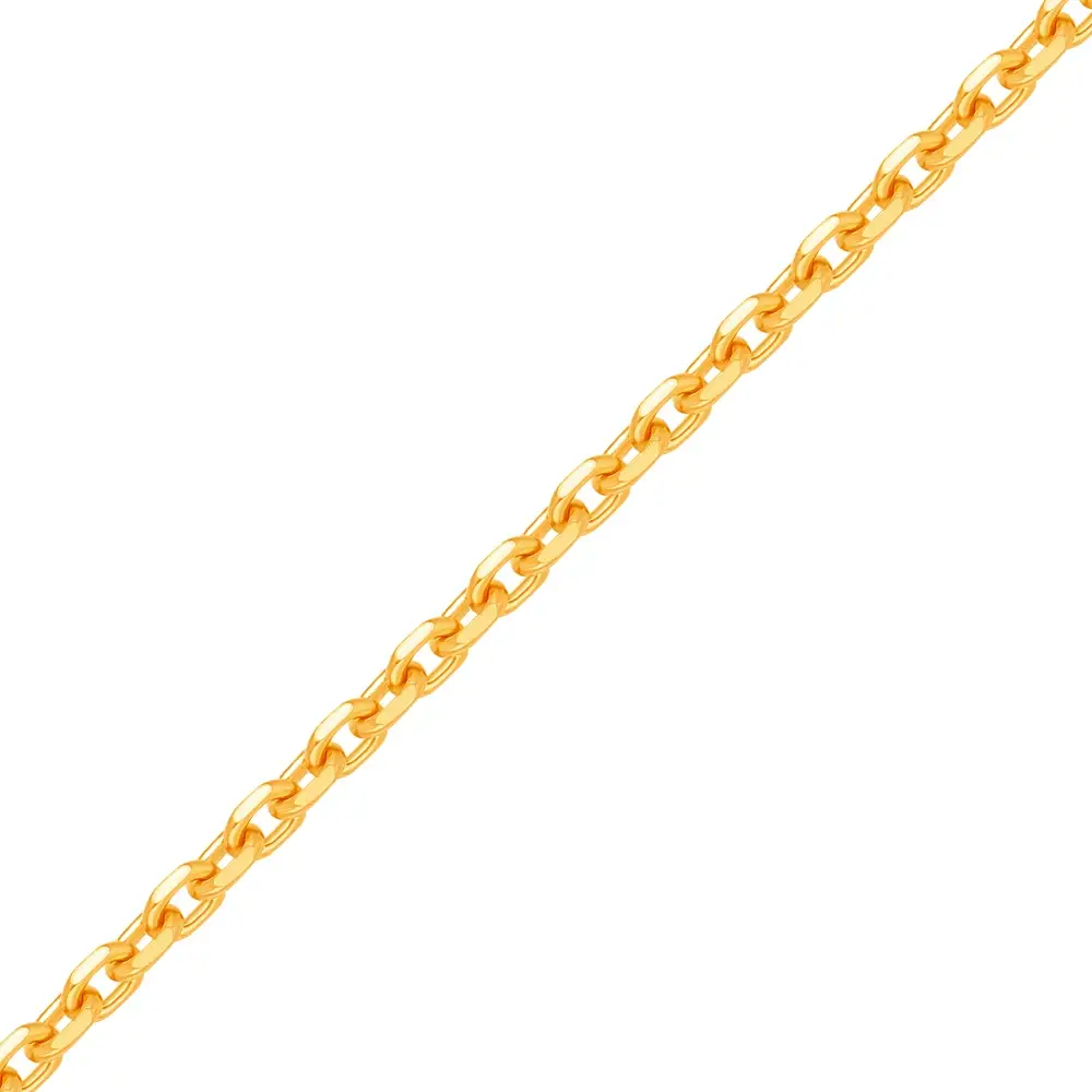 Цепь якорь из серебра 925 пробы