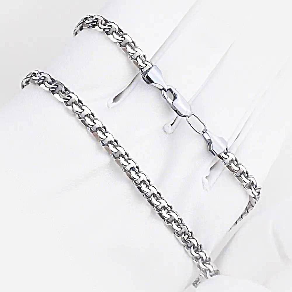 Цепь бисмарк из серебра 925 пробы 1