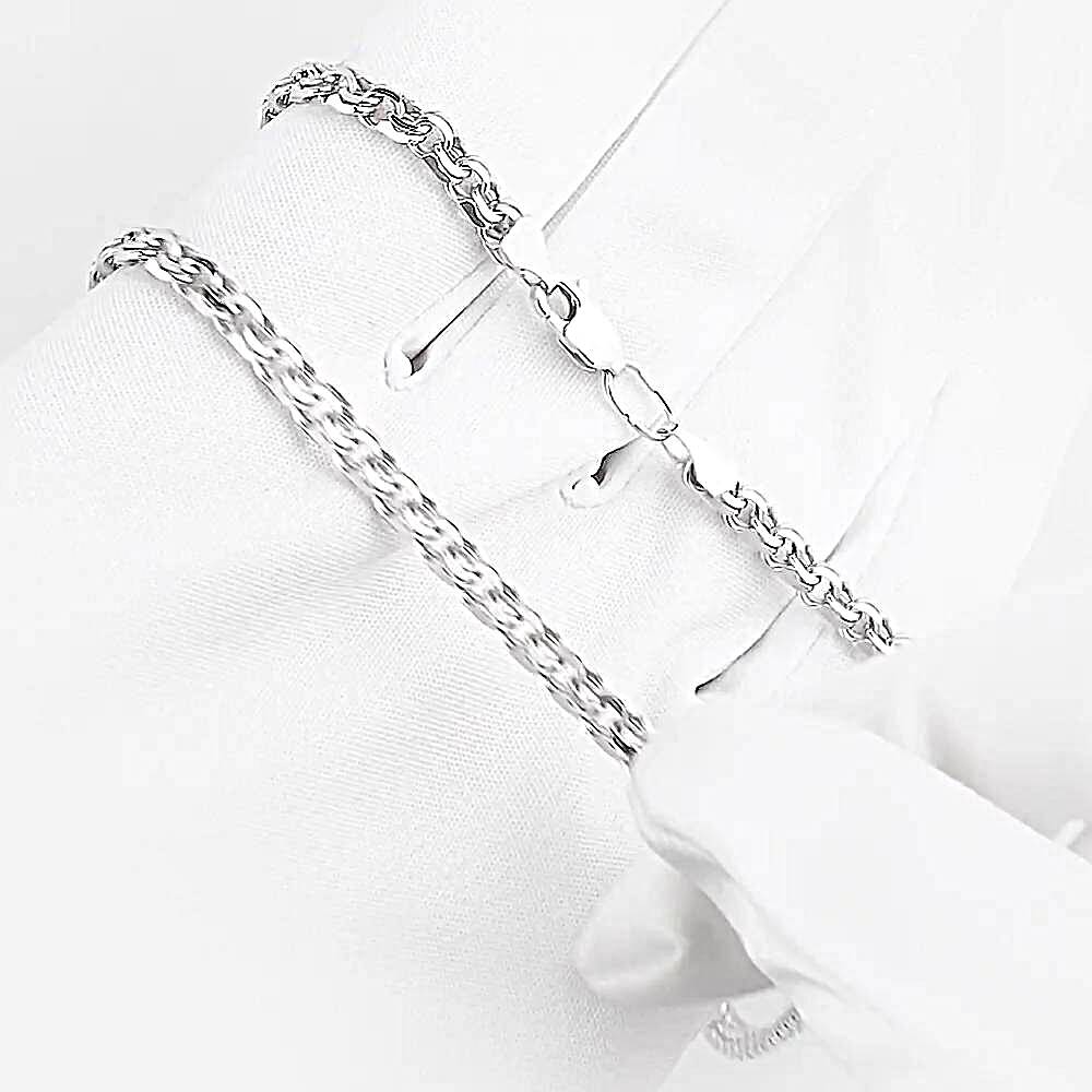 Цепь бисмарк из серебра 925 пробы 1