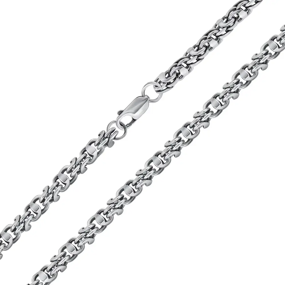 Цепь гавайская из серебра 925 пробы 1